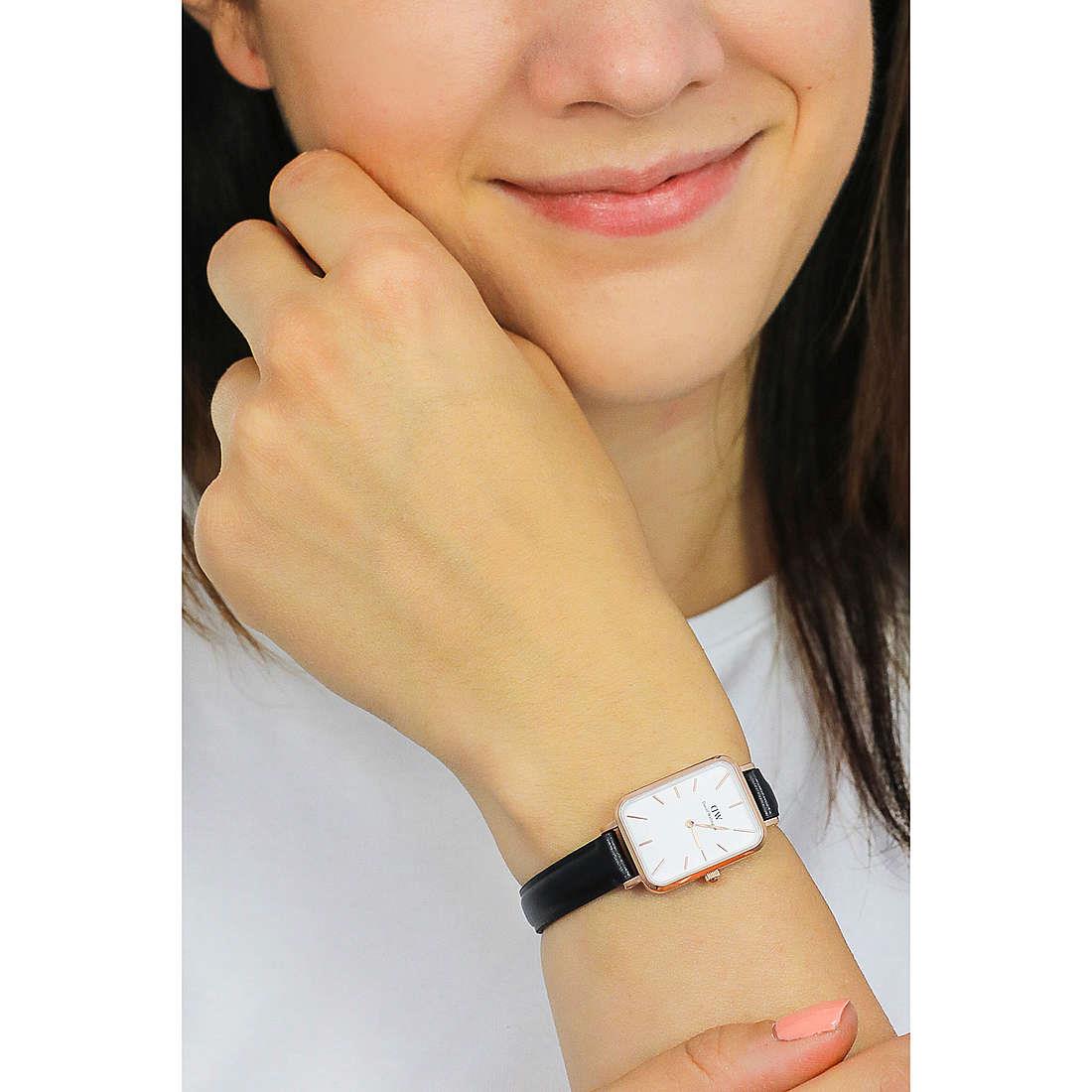 Daniel Wellington DW00100434 Quadro Rectangular Women's Watch Daniel Wellington DW00100434 Quadro Rectangular Women's Watch